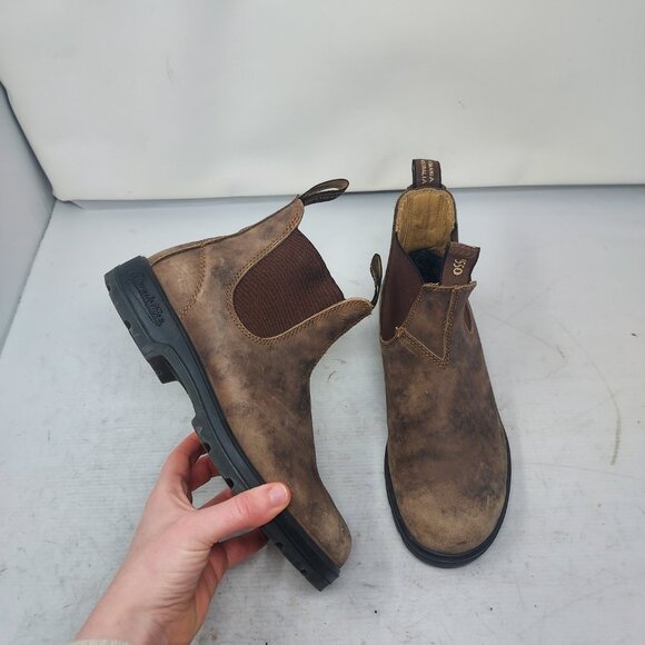 Blundstone WOMENS Chelsea Rustic Brown Boot - Picture 1 of 9